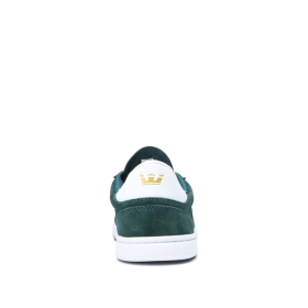 Mens Supra Low Top Shoes ELEVATE Evergreen/white | AU-22637